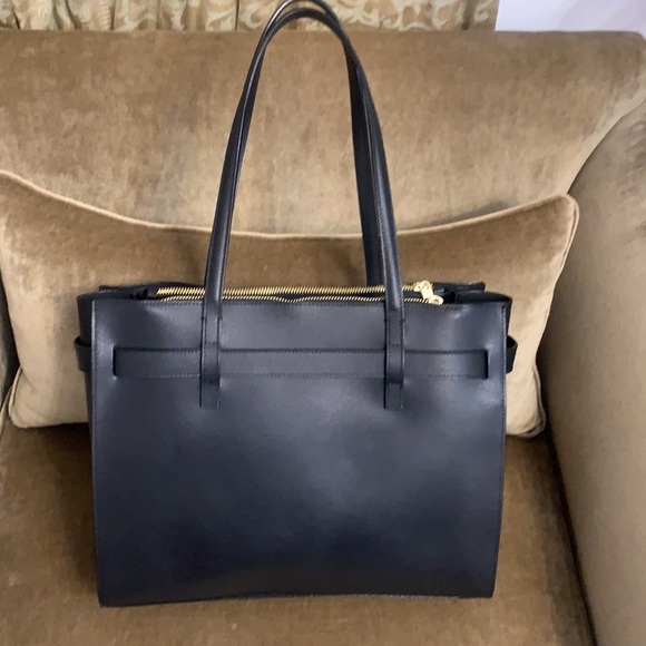 Ted Baker London buckle large tote bag, black emillyy NEW - Picture 6 of 16